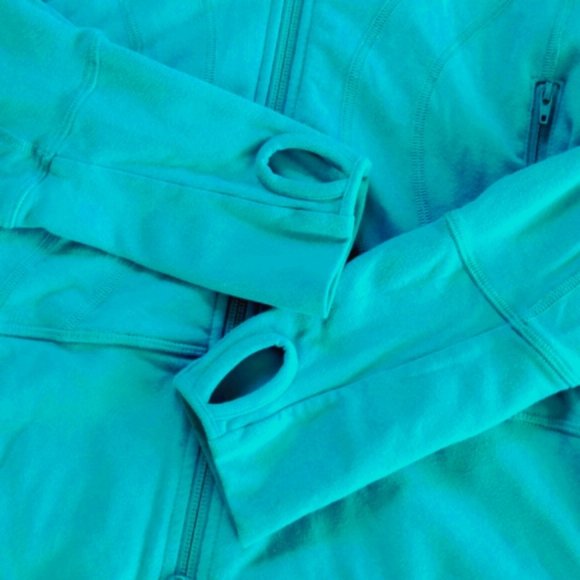 Lululemon Full Zip teal Jacket Size 2 - Picture 5 of 10